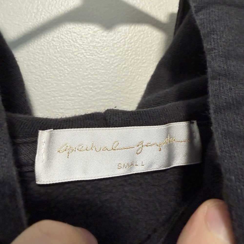 Spiritual Gangster Noir Carpe Diem Everyday Zip Hoodie in Faded Black Size Small - Picture 6 of 7